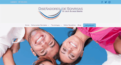 Desktop Screenshot of disenadoresdesonrisas.com